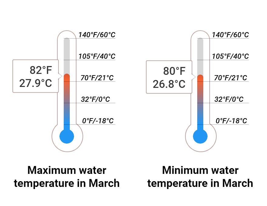 Average Sea temperature